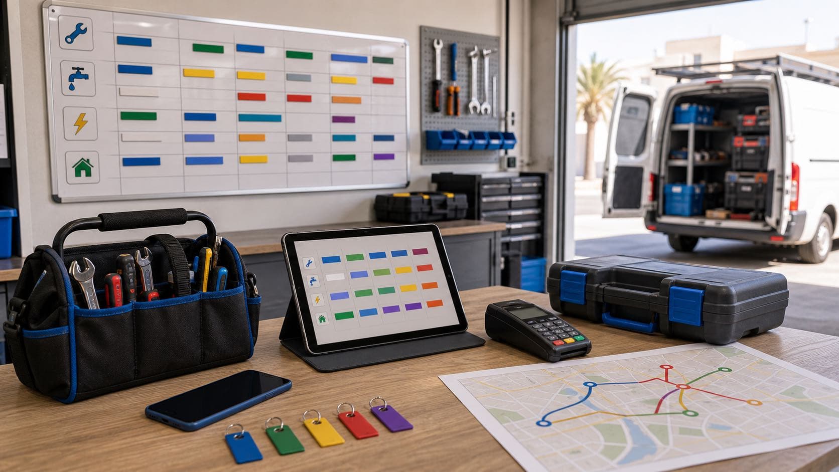 Planning d'interventions, devis, factures et paiements pour entreprises de services
