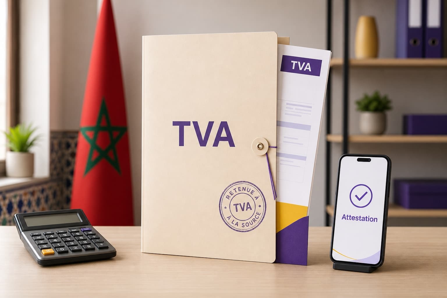 Retenue à la source TVA au Maroc : guide simple pour PME